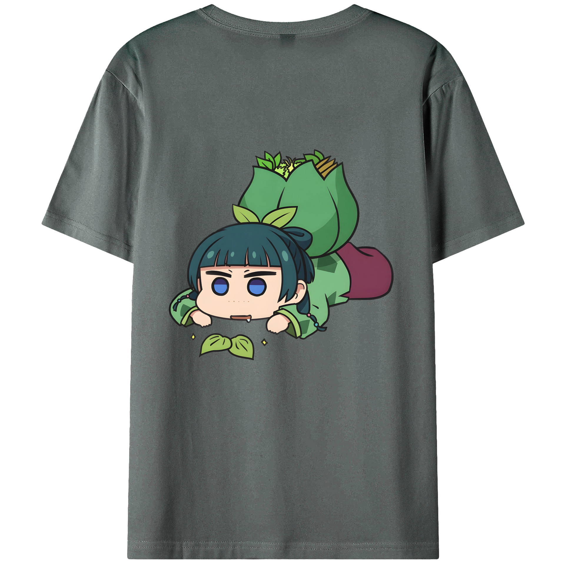 （画像用） 薬屋のひとりごと The Apothecary Diaries 綿100％ メンズ半袖Tシャツ（バックプリント） 通気性
